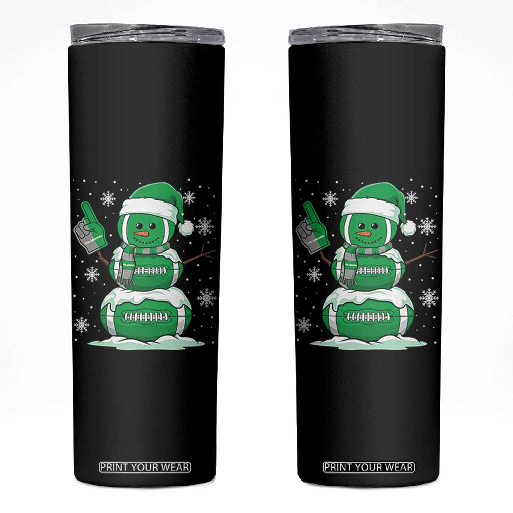 EF Christmas Snowman Skinny Tumbler Funny Philly Fan Vintage Football Lovers TS10 Black Print Your Wear