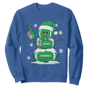 Philadelphia Christmas Snowman Sweatshirt Funny Philly Fan Vintage Football Lovers TS10 Royal Blue Print Your Wear