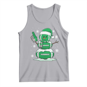 EF Christmas Snowman Tank Top Funny Philly Fan Vintage Football Lovers TS10 Athletic Heather Print Your Wear