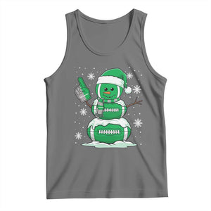 EF Christmas Snowman Tank Top Funny Philly Fan Vintage Football Lovers TS10 Black Heather Print Your Wear