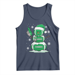 EF Christmas Snowman Tank Top Funny Philly Fan Vintage Football Lovers TS10 Navy Print Your Wear