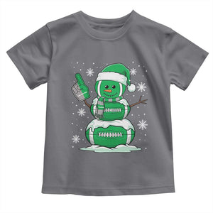 EF Christmas Snowman Toddler T Shirt Funny Philly Fan Vintage Football Lovers TS10 Charcoal Print Your Wear