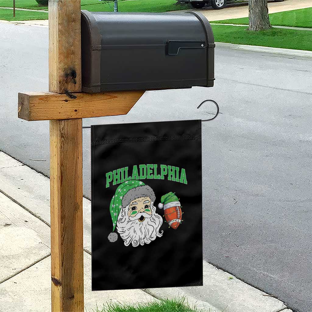 Christmas Santa Philly Lover Garden Flag Funny EF Vintage Football Lovers TS10 Print Your Wear