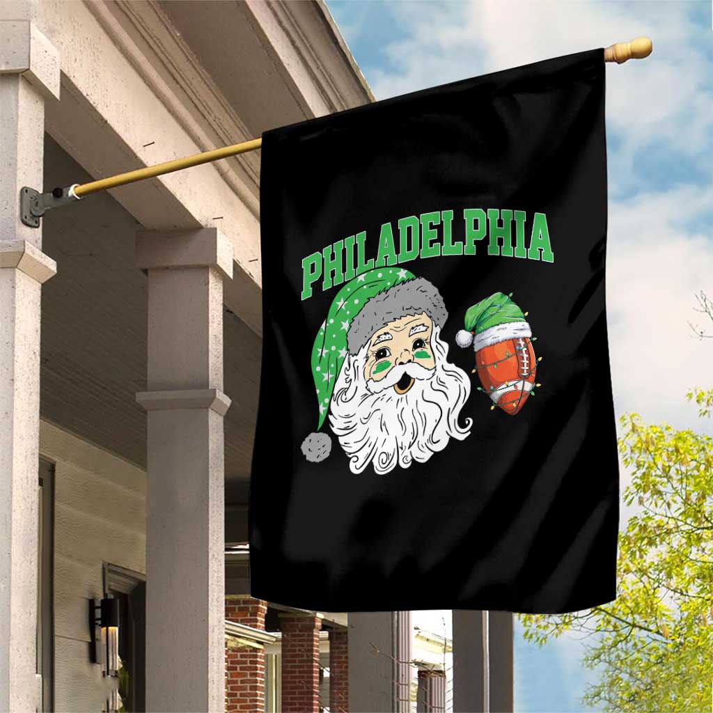 Christmas Santa Philly Lover Garden Flag Funny EF Vintage Football Lovers TS10 Print Your Wear