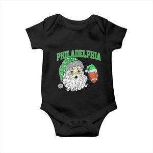 Christmas Santa Philly Lover Baby Onesie Funny EF Vintage Football Lovers TS10 Black Print Your Wear