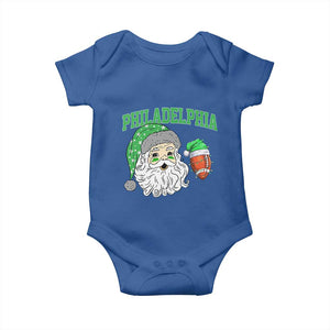 Christmas Santa Philly Lover Baby Onesie Funny EF Vintage Football Lovers TS10 Royal Blue Print Your Wear