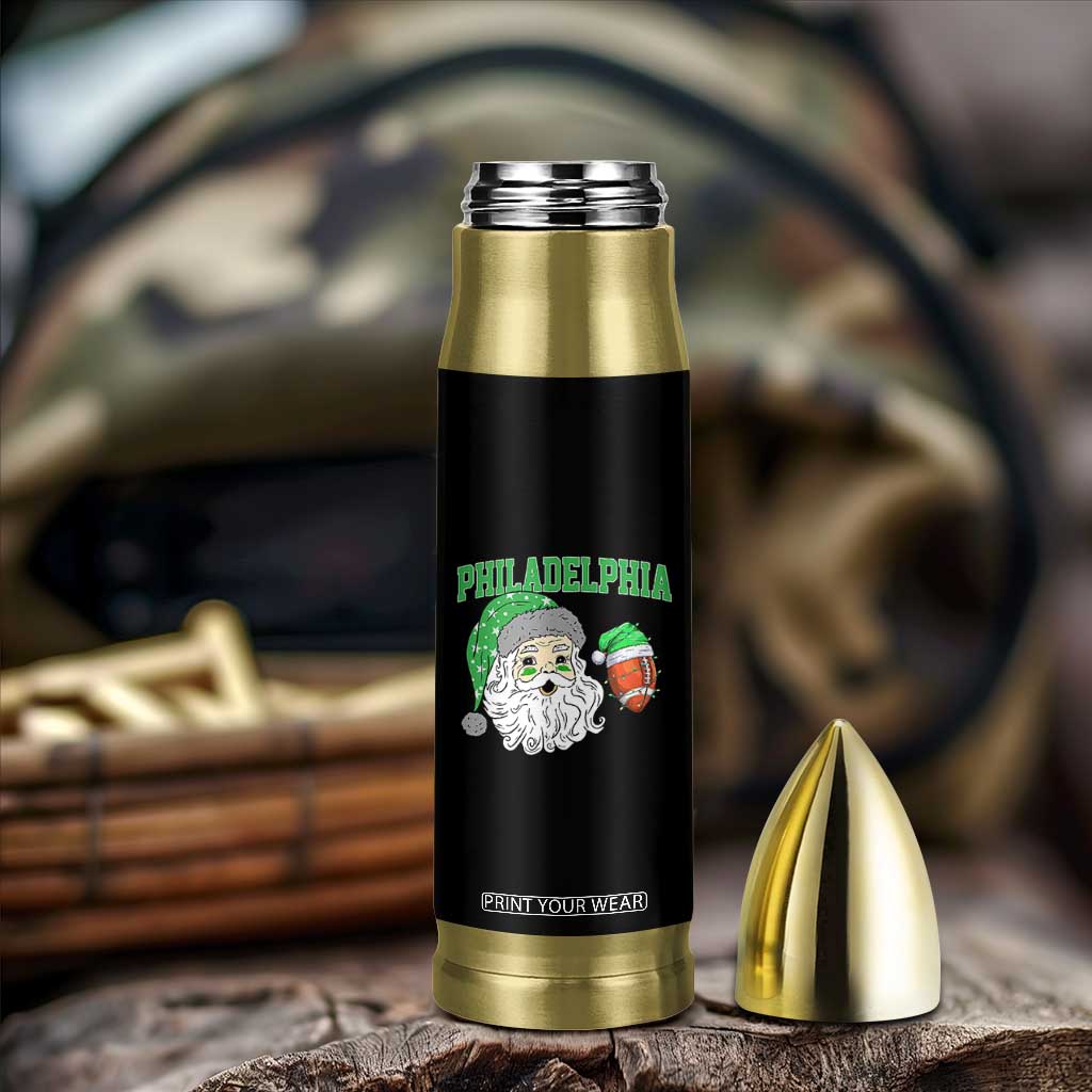Christmas Santa Philly Lover Bullet Tumbler Funny EF Vintage Football Lovers TS10 Print Your Wear