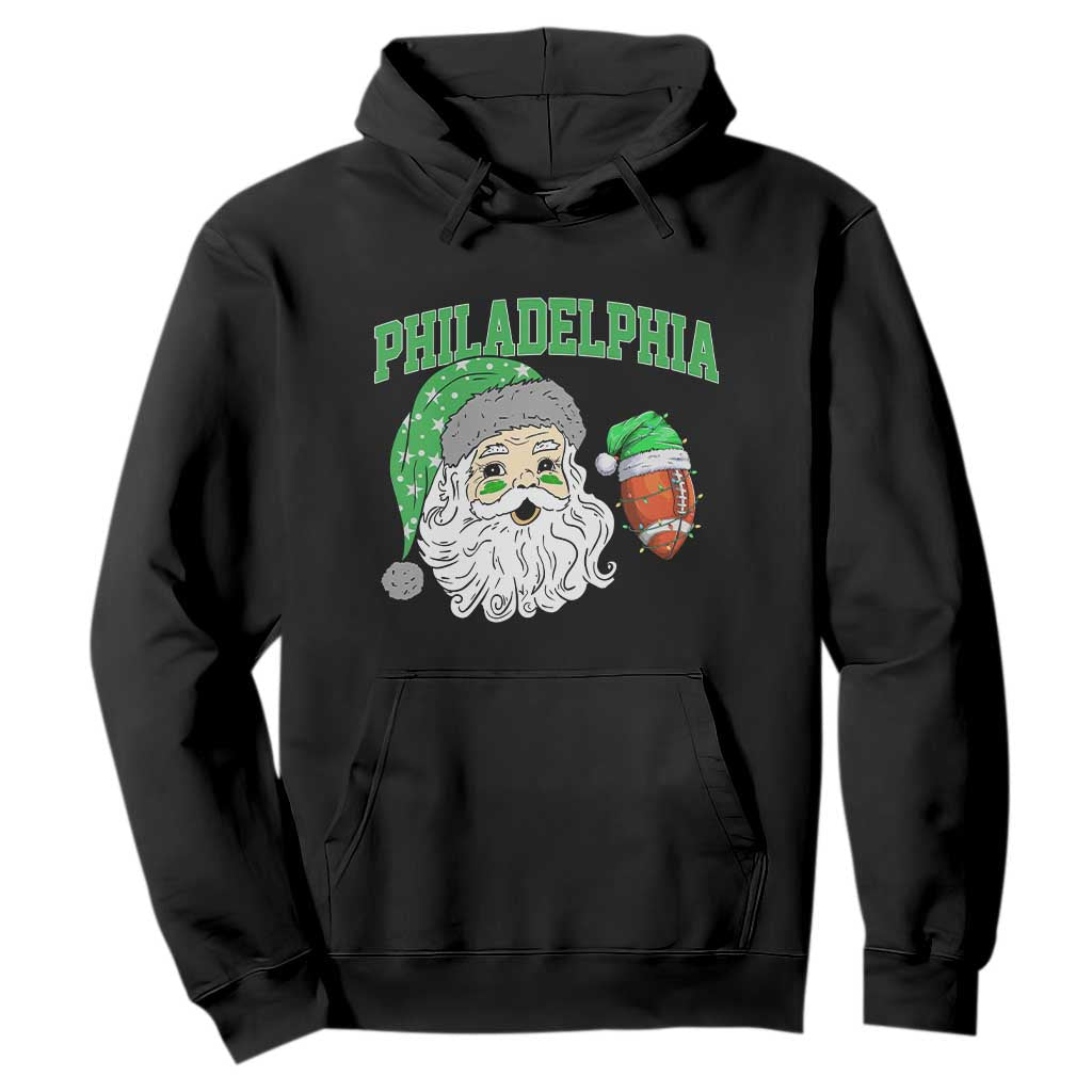 Christmas Santa Philly Lover Hoodie Funny EF Vintage Football Lovers TS10 Black Print Your Wear