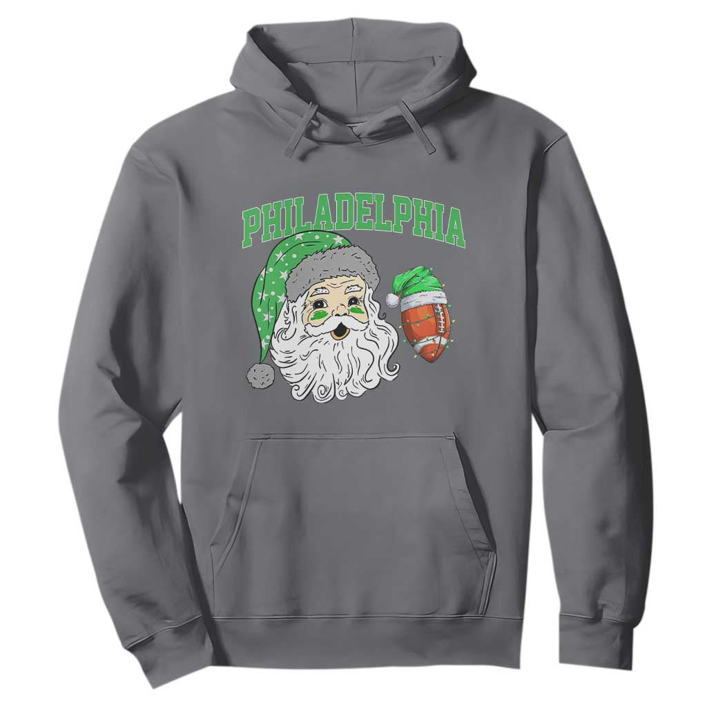 Christmas Santa Philly Lover Hoodie Funny EF Vintage Football Lovers TS10 Charcoal Print Your Wear