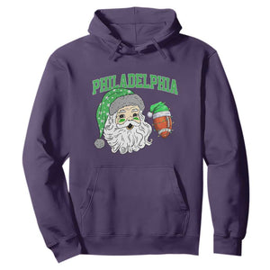 Christmas Santa Philly Lover Hoodie Funny EF Vintage Football Lovers TS10 Purple Print Your Wear
