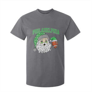 Christmas Santa Philly Lover T Shirt For Kid Funny EF Vintage Football Lovers TS10 Charcoal Print Your Wear