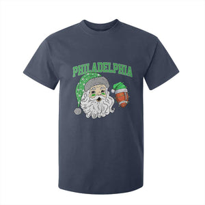 Christmas Santa Philly Lover T Shirt For Kid Funny EF Vintage Football Lovers TS10 Navy Print Your Wear