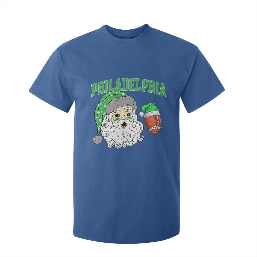 Christmas Santa Philly Lover T Shirt For Kid Funny EF Vintage Football Lovers TS10 Royal Blue Print Your Wear