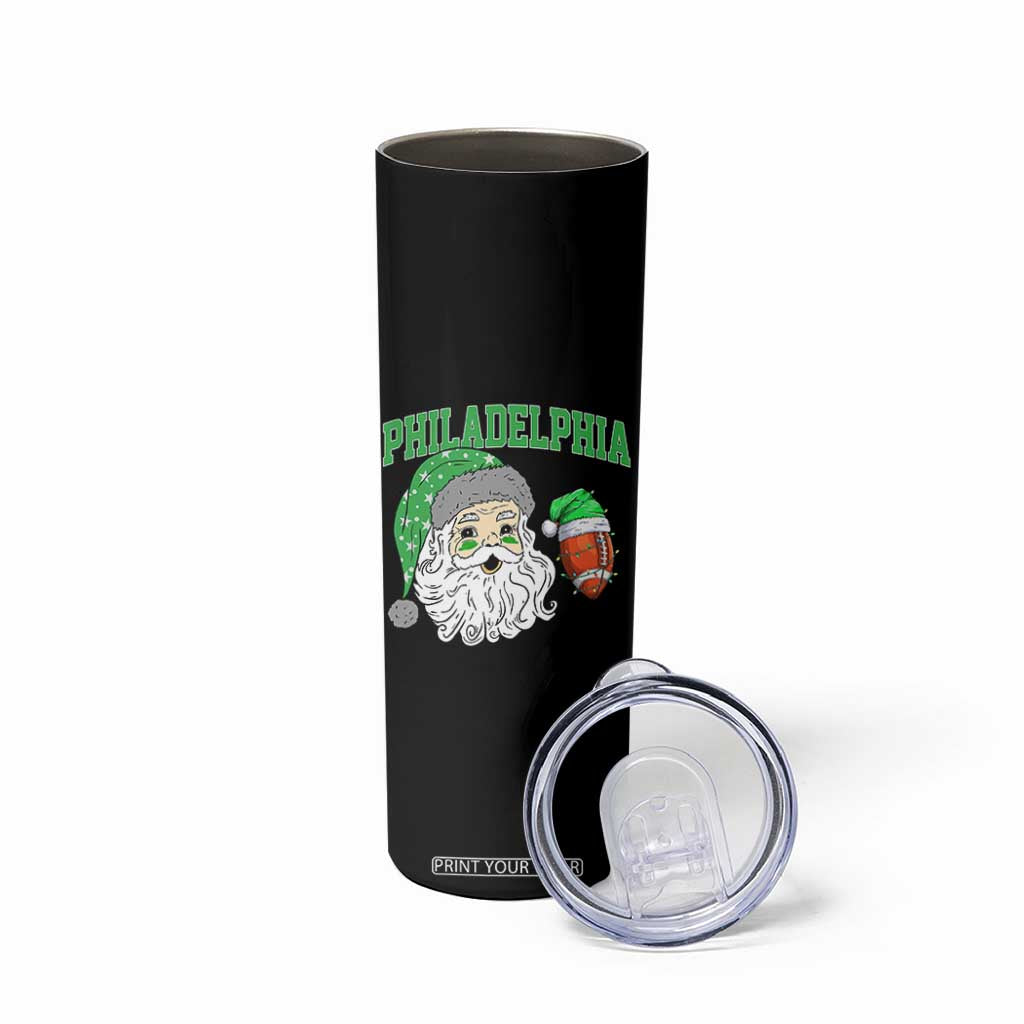 Christmas Santa Philly Lover Skinny Tumbler Funny EF Vintage Football Lovers TS10 Print Your Wear