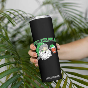 Christmas Santa Philly Lover Skinny Tumbler Funny EF Vintage Football Lovers TS10 Print Your Wear