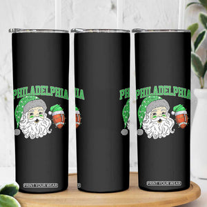 Christmas Santa Philly Lover Skinny Tumbler Funny EF Vintage Football Lovers TS10 Print Your Wear