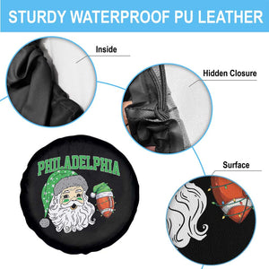 Christmas Santa Philly Lover Spare Tire Cover Funny EF Vintage Football Lovers TS10 Print Your Wear