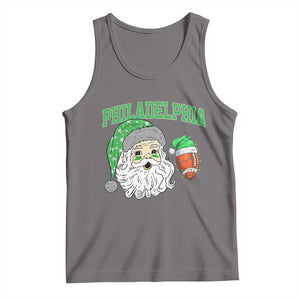Christmas Santa Philly Lover Tank Top Funny EF Vintage Football Lovers TS10 Deep Heather Print Your Wear
