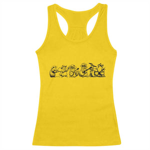 Animal Band Racerback Tank Top Funny Forest Animals Playing Instruments Vintage Music Lovers TS10 Daisy Print Your Wear