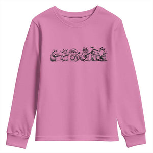 Animal Band Youth Sweatshirt Funny Forest Animals Playing Instruments Vintage Music Lovers TS10 Azalea Print Your Wear