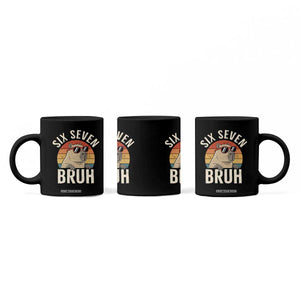 Six Seven Bruh 67 Meme Funny Capybara Coffee Mug TS10 Print Your Wear