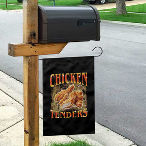 Funny Chicken Tenders Garden Flag Funny Foodie Vintage 90s Bootleg Rap TS10 Print Your Wear
