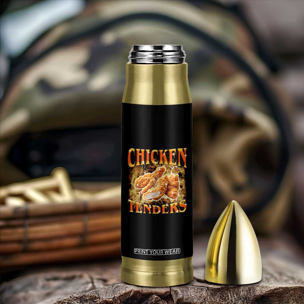Funny Chicken Tenders Bullet Tumbler Funny Foodie Vintage 90s Bootleg Rap TS10 Print Your Wear