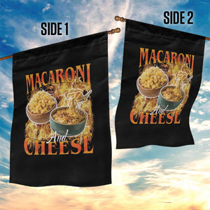 Macaroni And Cheese Meme Garden Flag Vintage 90s Style Funny Foodie Bootleg Graphic TS10 Print Your Wear