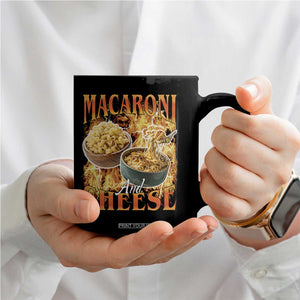 Macaroni And Cheese Meme Coffee Mug Vintage 90s Style Funny Foodie Bootleg Graphic TS10 Print Your Wear