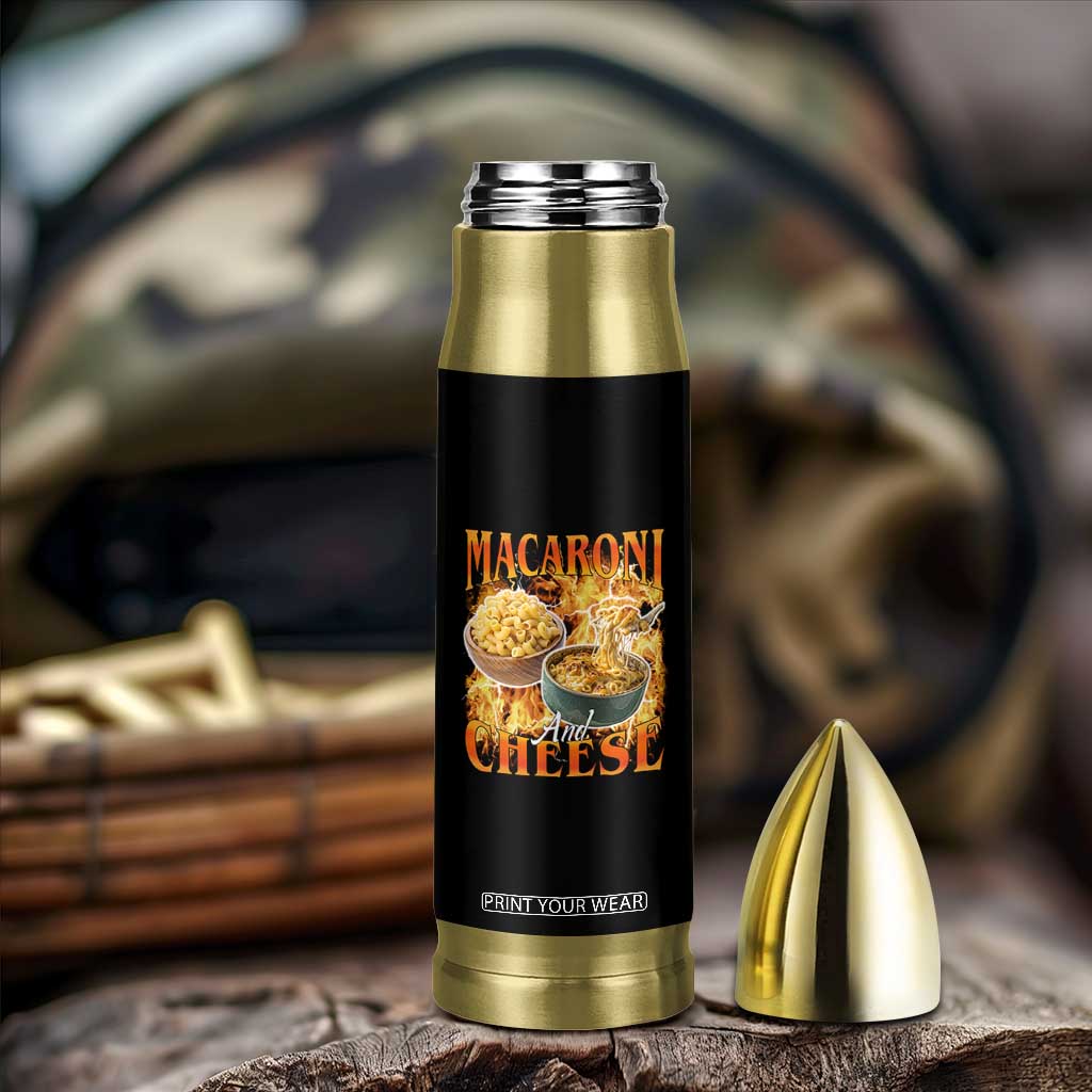Macaroni And Cheese Meme Bullet Tumbler Vintage 90s Style Funny Foodie Bootleg Graphic TS10 Print Your Wear