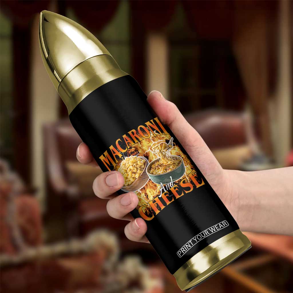 Macaroni And Cheese Meme Bullet Tumbler Vintage 90s Style Funny Foodie Bootleg Graphic TS10 Print Your Wear