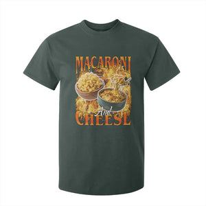 Macaroni And Cheese Meme T Shirt For Kid Vintage 90s Style Funny Foodie Bootleg Graphic TS10 Dark Forest Green Print Your Wear