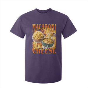 Macaroni And Cheese Meme T Shirt For Kid Vintage 90s Style Funny Foodie Bootleg Graphic TS10 Purple Print Your Wear