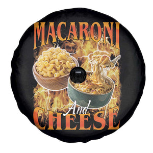 Macaroni And Cheese Meme Spare Tire Cover Vintage 90s Style Funny Foodie Bootleg Graphic TS10 Print Your Wear