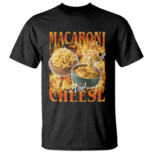 Macaroni And Cheese Meme T Shirt Vintage 90s Style Funny Foodie Bootleg Graphic TS10 Black Print Your Wear