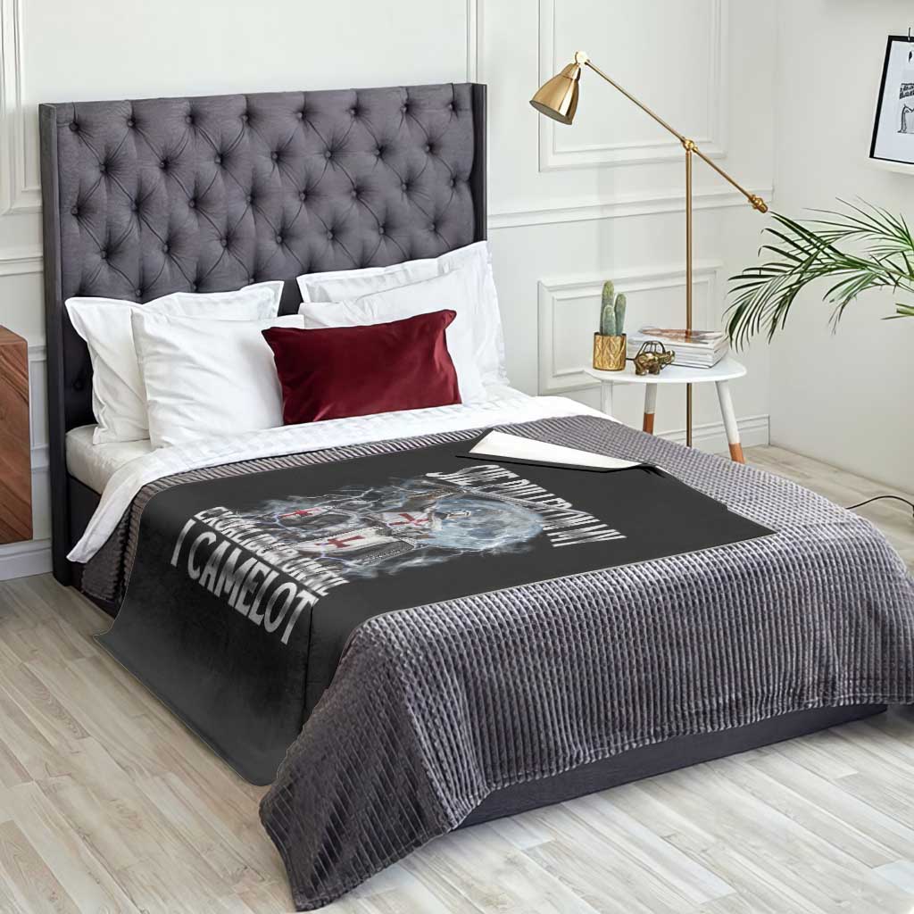 Funny Offensive Knight Meme Throw Blanket She Pulled On My Excalibur Bootleg TS10 Print Your Wear