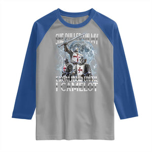 Funny Offensive Knight Meme Raglan Shirt She Pulled On My Excalibur Bootleg TS10 Sport Gray Royal Print Your Wear