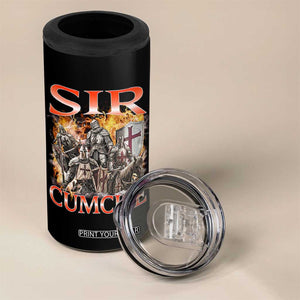 Knight Meme 4 in 1 Can Cooler Tumbler Sir Cumcise Funny Bootleg Graphic TS10 Print Your Wear