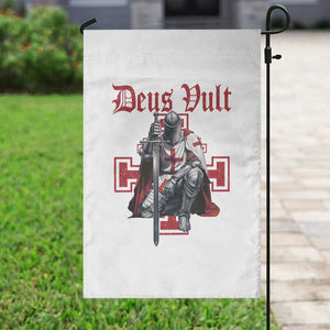 Deus Vult Knight Templar Garden Flag Crusader Cross TS10 Print Your Wear