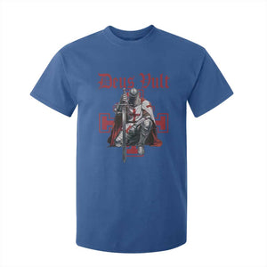 Deus Vult Knight Templar T Shirt For Kid Crusader Cross TS10 Royal Blue Print Your Wear