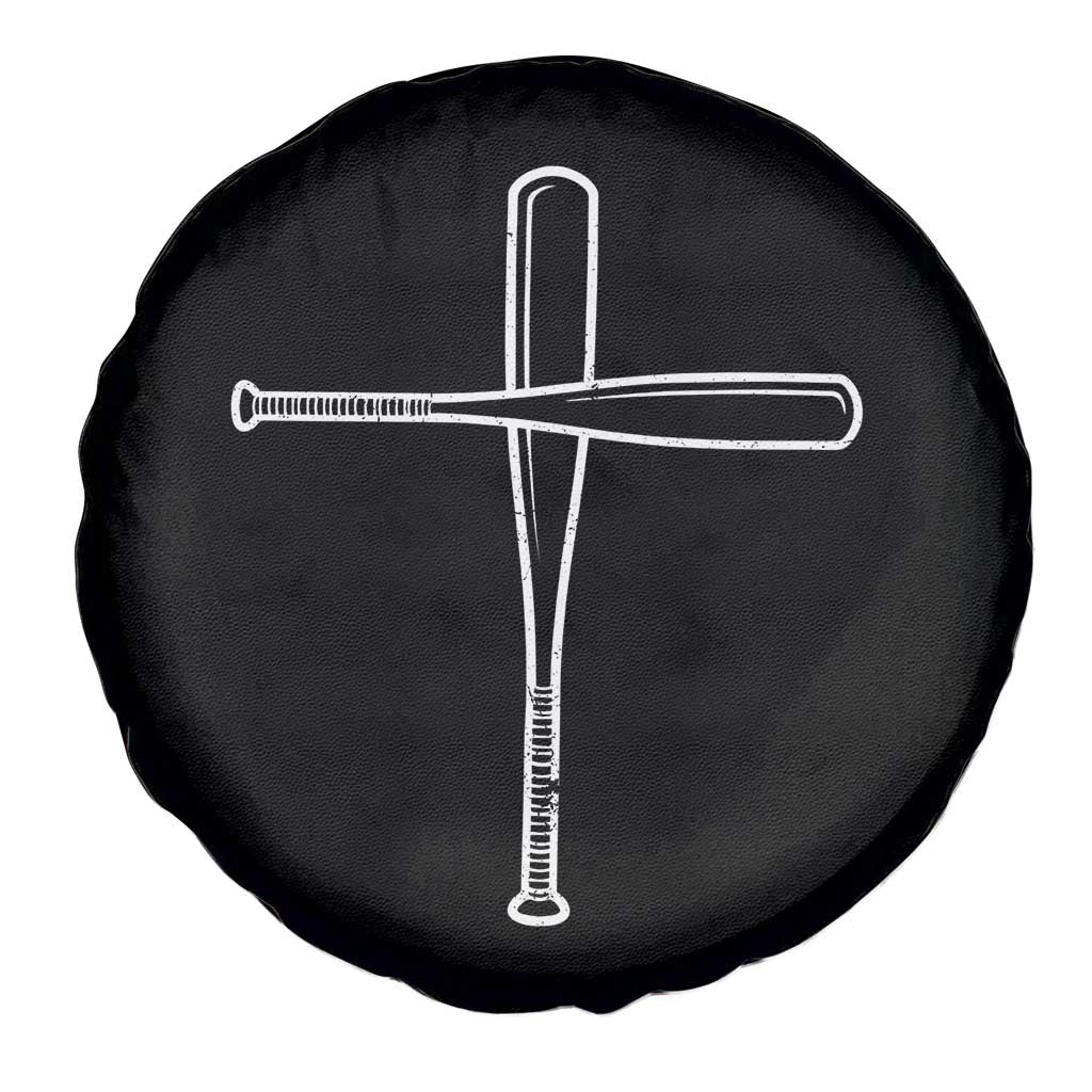 Cross Baseball Bats Spare Tire Cover Religious Christian Faith Sports Coach Pitcher TS10 Print Your Wear
