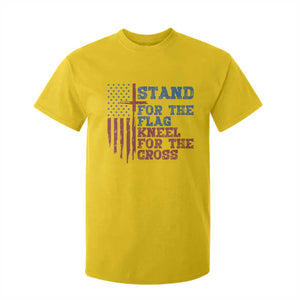 Stand For The Flag Kneel For The Cross T Shirt For Kid Cross US Flag American Patriotic Christian Faith 4th of July TS10 Daisy Print Your Wear