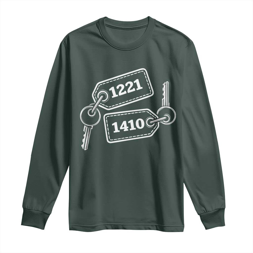 Room Numbers Team Hollanov Long Sleeve Shirt LGBT Romance Hockey Fan TS10 Dark Forest Green Print Your Wear