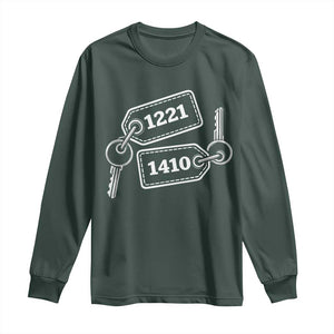 Room Numbers Team Hollanov Long Sleeve Shirt LGBT Romance Hockey Fan TS10 Dark Forest Green Print Your Wear
