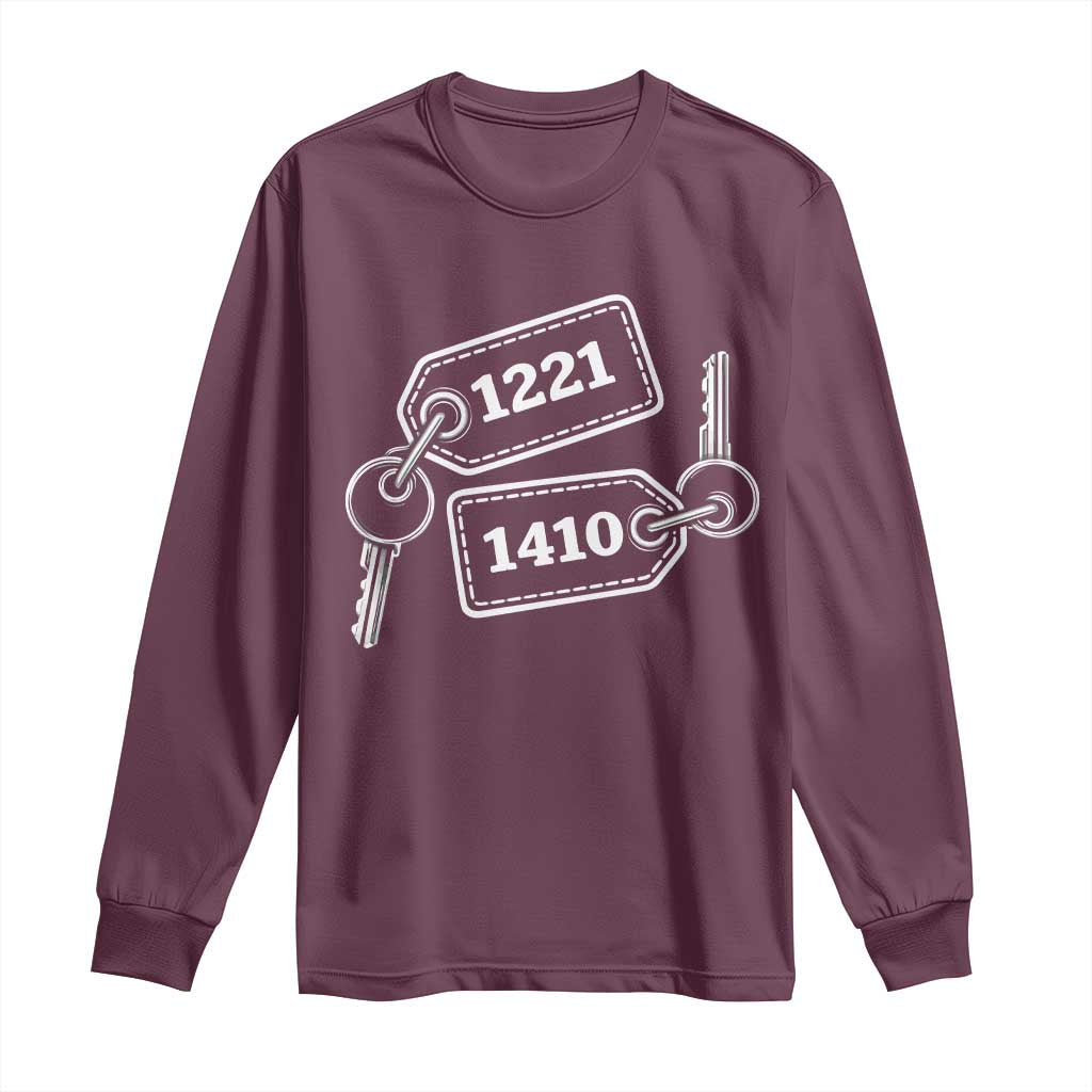 Room Numbers Team Hollanov Long Sleeve Shirt LGBT Romance Hockey Fan TS10 Maroon Print Your Wear