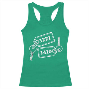 Room Numbers Team Hollanov Racerback Tank Top LGBT Romance Hockey Fan TS10 Irish Green Print Your Wear