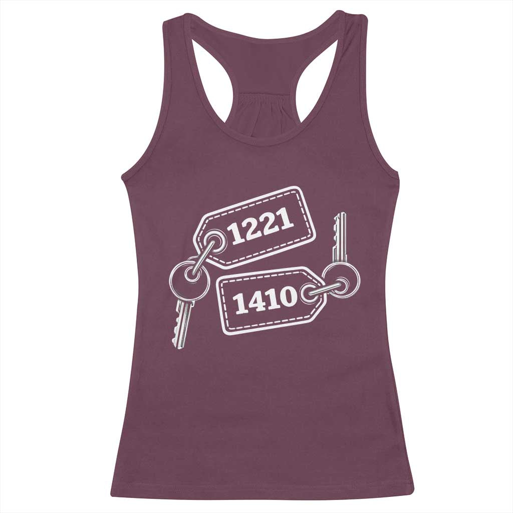 Room Numbers Team Hollanov Racerback Tank Top LGBT Romance Hockey Fan TS10 Maroon Print Your Wear