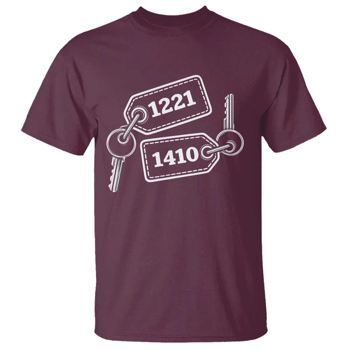 Room Numbers Team Hollanov T Shirt LGBT Romance Hockey Fan TS10 Maroon Print Your Wear