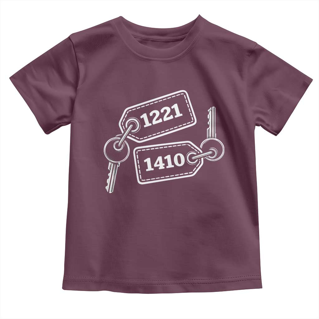 Room Numbers Team Hollanov Toddler T Shirt LGBT Romance Hockey Fan TS10 Maroon Print Your Wear