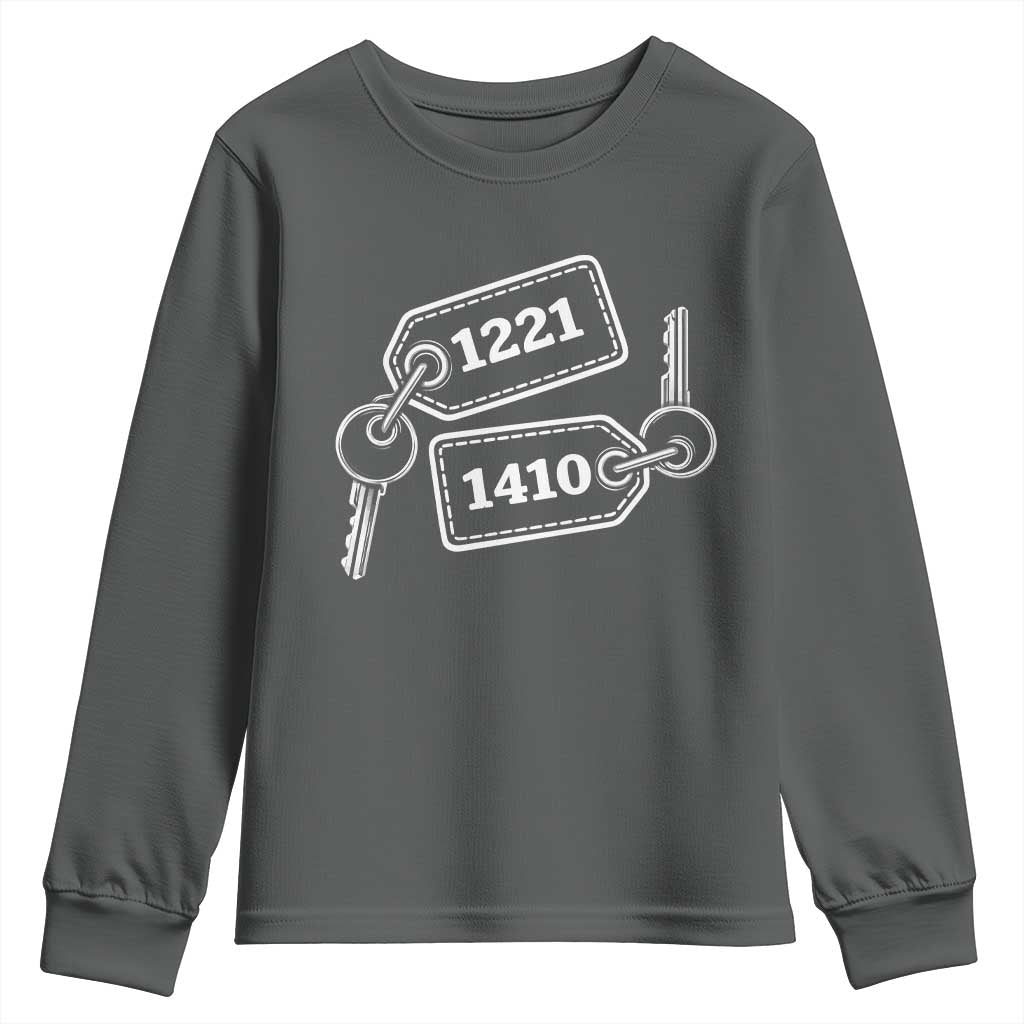 Room Numbers Team Hollanov Youth Sweatshirt LGBT Romance Hockey Fan TS10 Dark Heather Print Your Wear